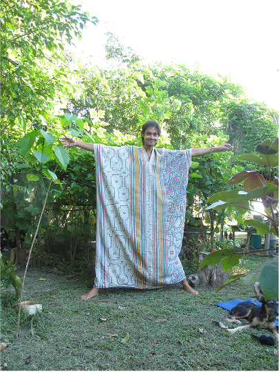 The kushima, a robe that provides protection in the spirit world for the wandering journey into the world of the master plants.
