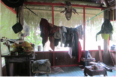 Inside my home, in Suipino.