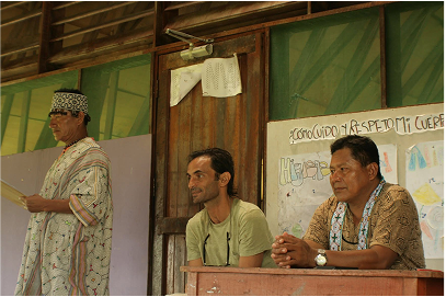 Ni juinti, the school for raising shipibo children and instilling the secrets of shamanism and the secret knowledge of plants was a master project of maestro Roger Lopez and Andres Selame. Many people donated their time and moey and believed in its success.
